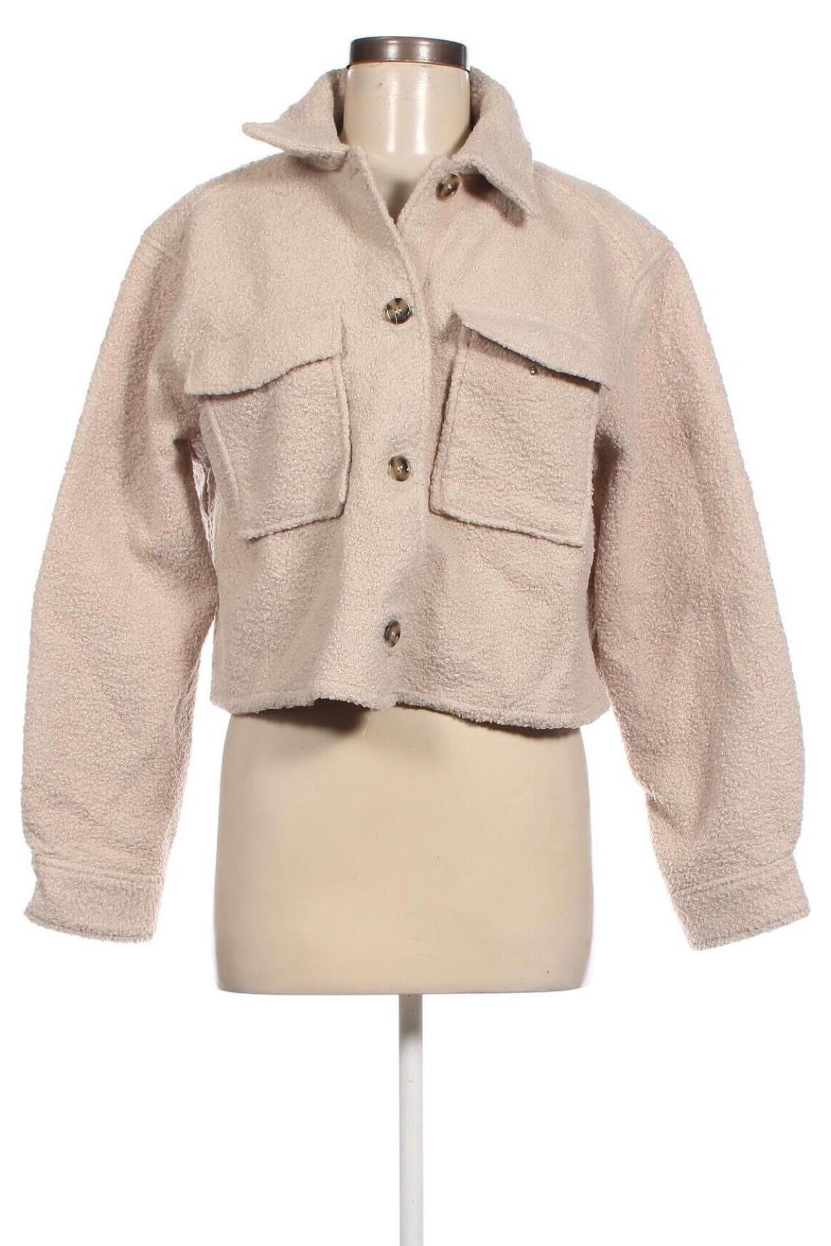 Дамско палто H&M Divided, Размер M, Цвят Бежов, Цена 21,12 лв.