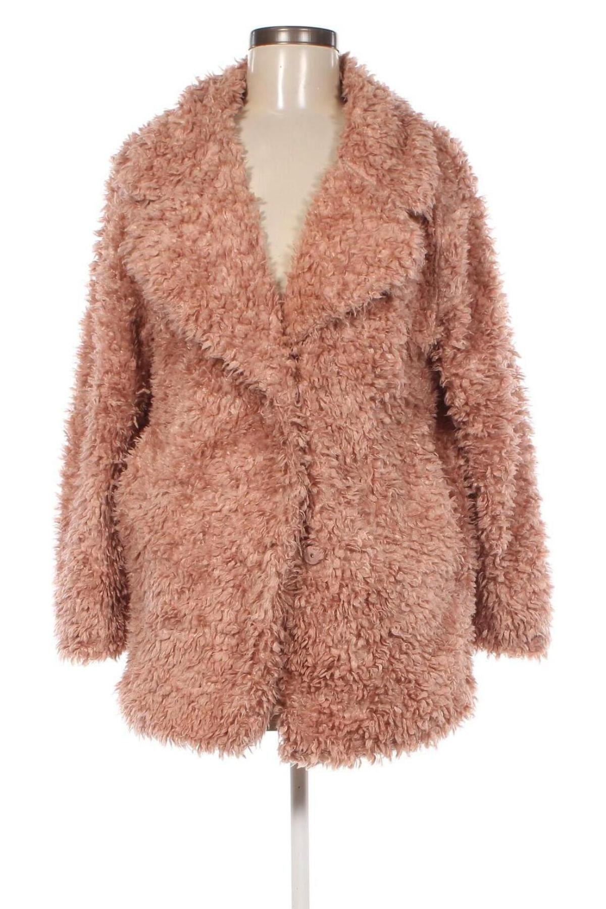 Дамско палто H&M Divided, Размер S, Цвят Пепел от рози, Цена 56,71 лв.