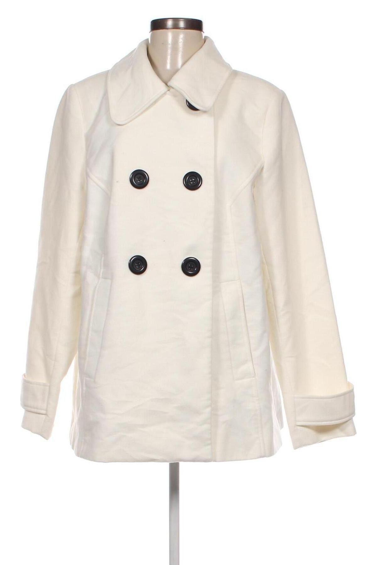 Γυναικείο παλτό John Baner, Μέγεθος XL, Χρώμα Λευκό, Τιμή 31,11 €