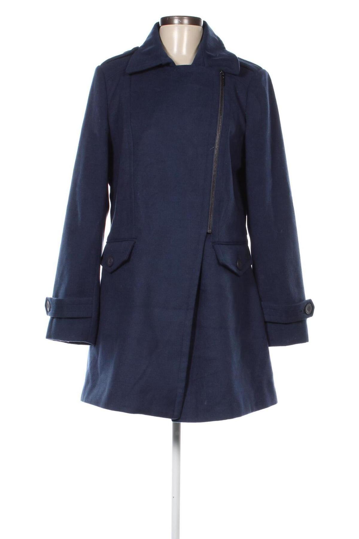 Γυναικείο παλτό Kocca, Μέγεθος L, Χρώμα Μπλέ, Τιμή 48,65 €