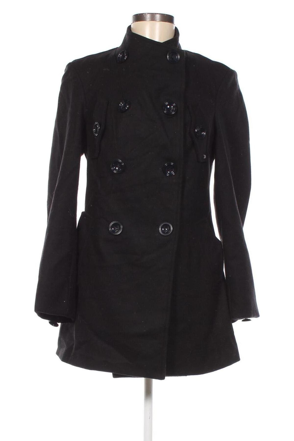 Γυναικείο παλτό Koralline, Μέγεθος S, Χρώμα Μαύρο, Τιμή 21,51 €