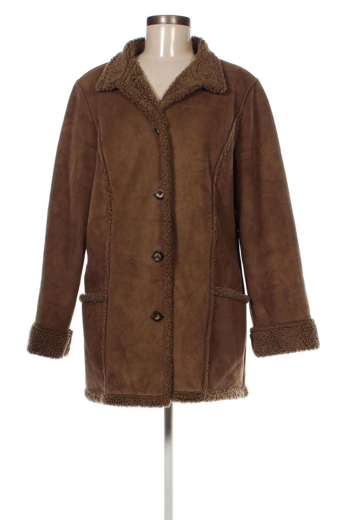 Дамско палто L.L. Bean, Размер L, Цвят Кафяв, Цена 70,95 лв.
