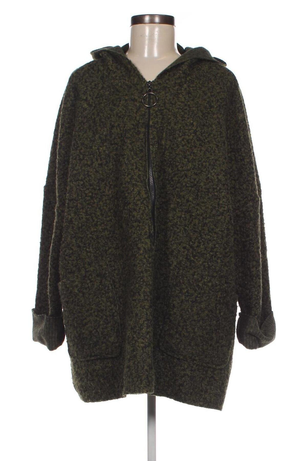 Dámský kabát  Laura Torelli, Velikost L, Barva Zelená, Cena  904,00 Kč