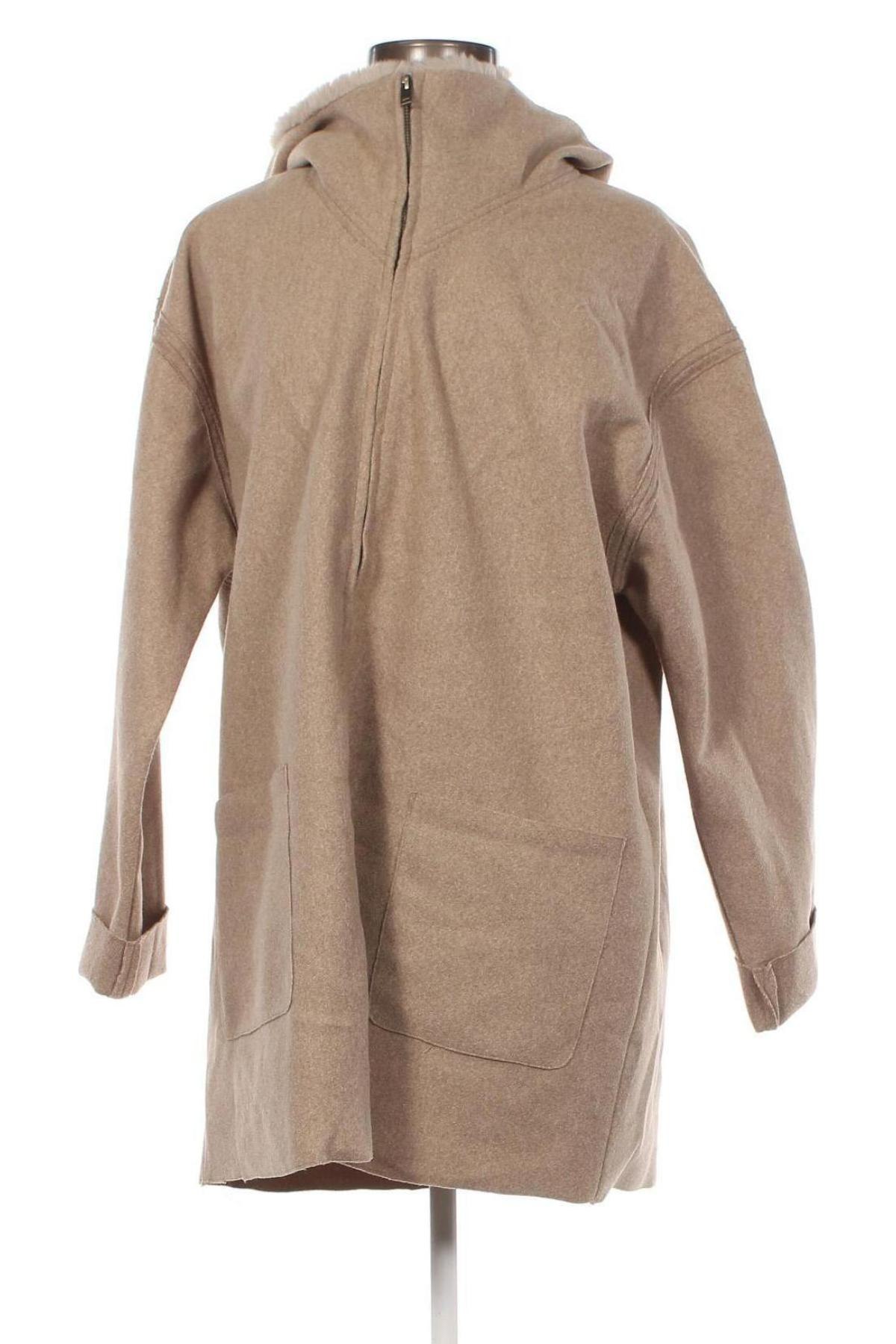 Damenmantel Laura Torelli, Größe M, Farbe Beige, Preis 74,46 €