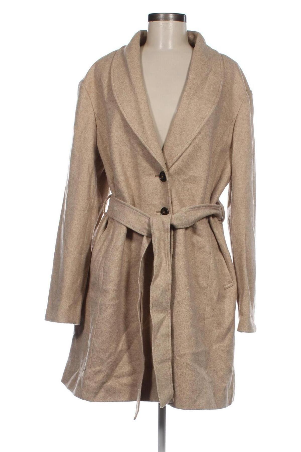 Γυναικείο παλτό Leona Edmiston, Μέγεθος L, Χρώμα  Μπέζ, Τιμή 48,87 €