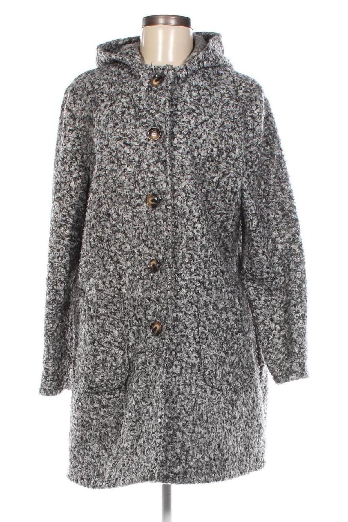 Дамско палто Made In Italy, Размер S, Цвят Сив, Цена 53,50 лв.