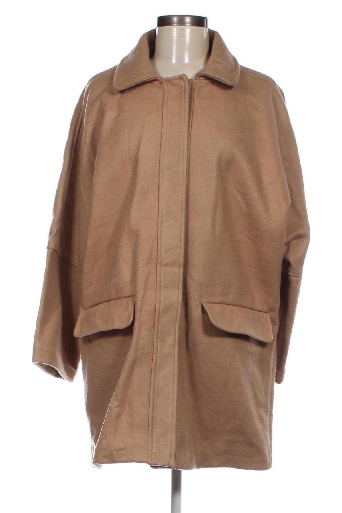 Дамско палто Mango, Размер L, Цвят Кафяв, Цена 51,50 лв.