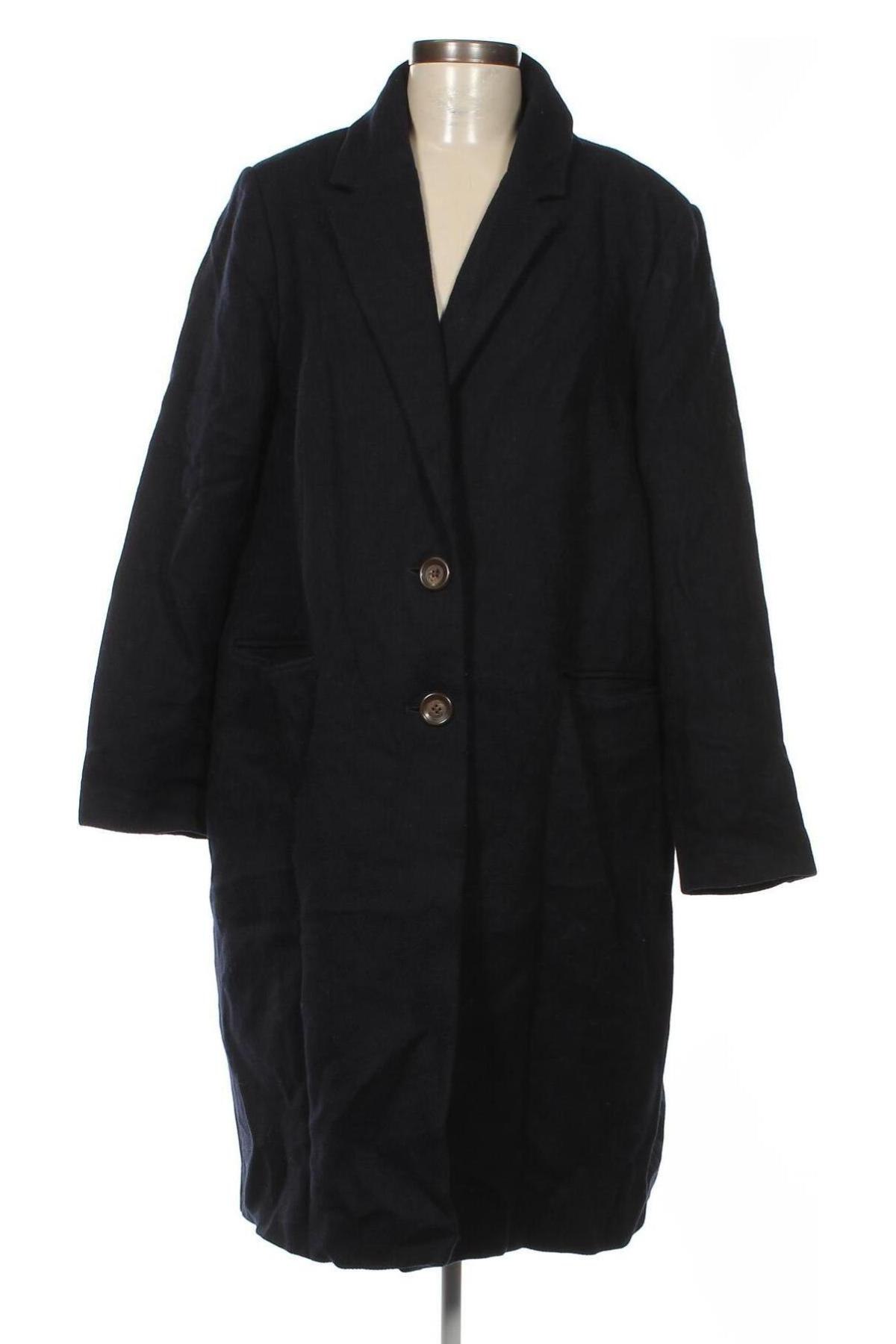 Γυναικείο παλτό Marks & Spencer Autograph, Μέγεθος XXL, Χρώμα Μπλέ, Τιμή 39,46 €