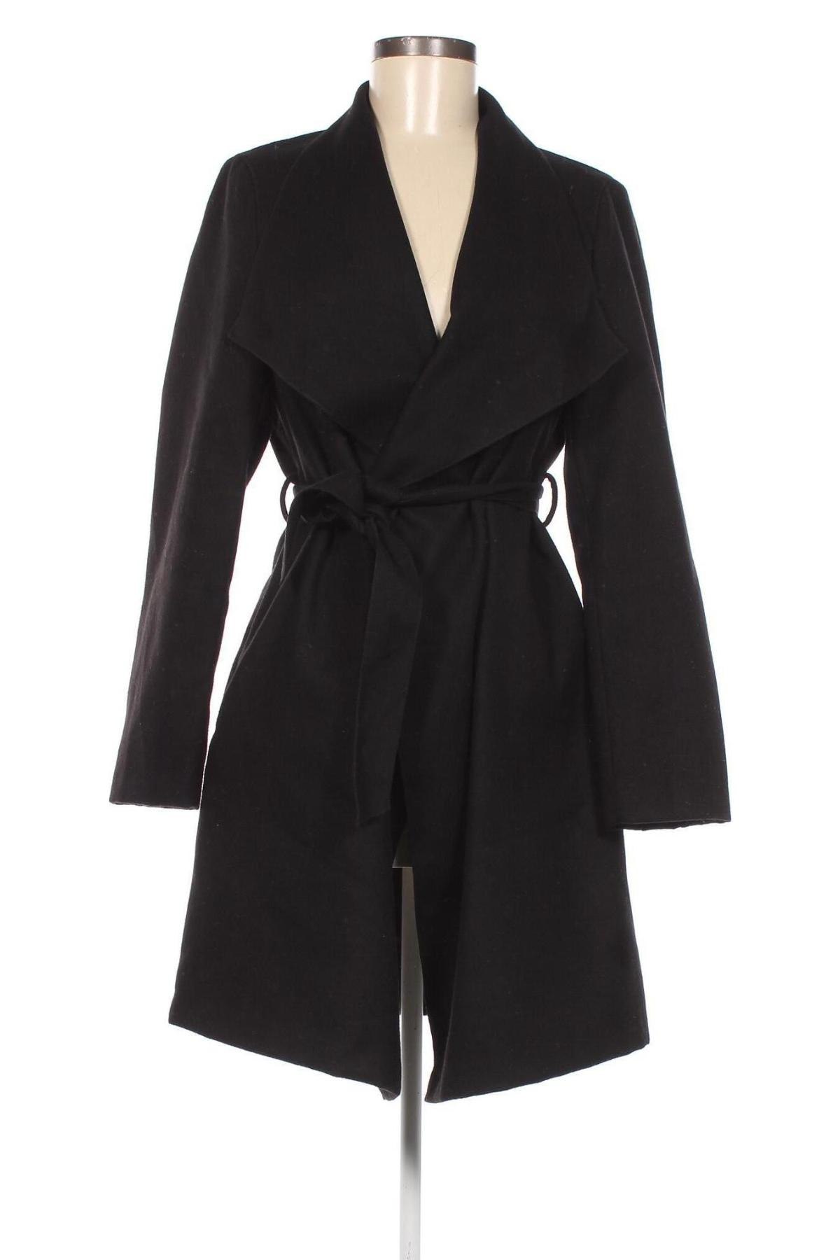 Γυναικείο παλτό New Look, Μέγεθος M, Χρώμα Μαύρο, Τιμή 10,29 €