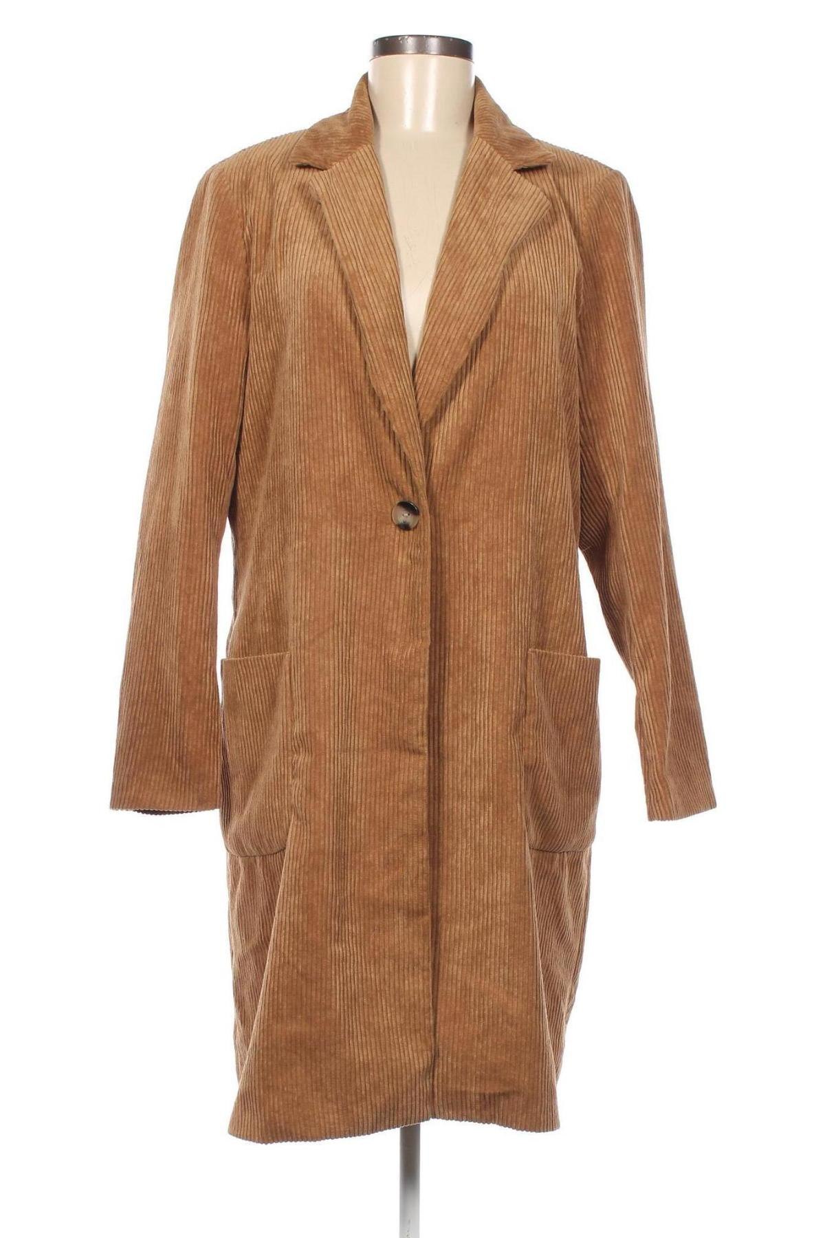 Дамско палто ONLY, Размер L, Цвят Кафяв, Цена 10,08 лв.