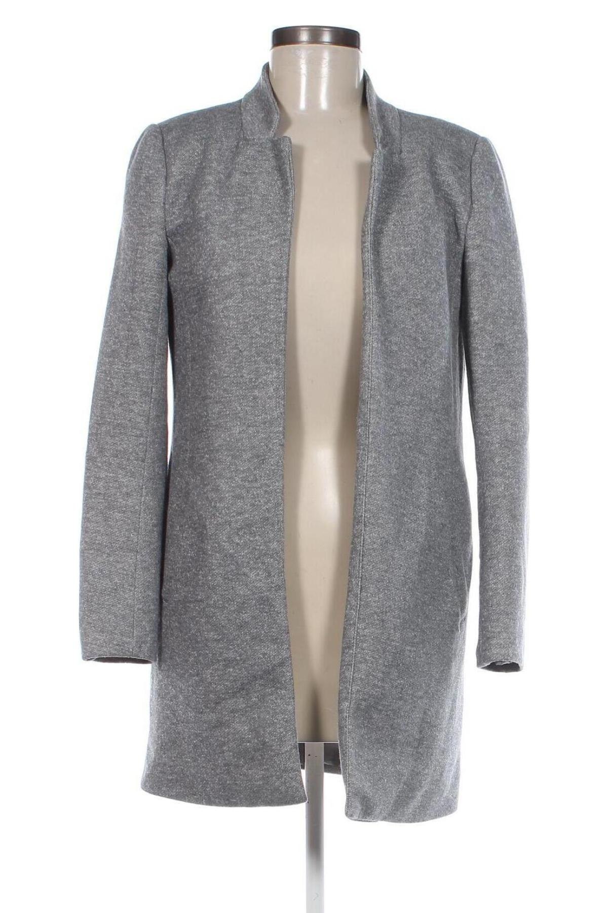 Γυναικείο παλτό ONLY, Μέγεθος S, Χρώμα Γκρί, Τιμή 11,23 €
