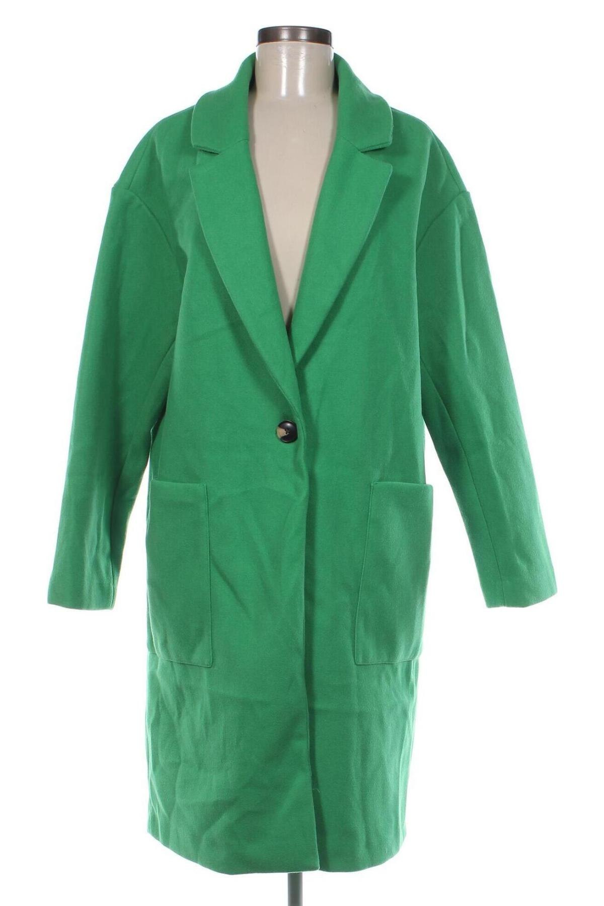 Γυναικείο παλτό Page One, Μέγεθος XL, Χρώμα Πράσινο, Τιμή 31,11 €