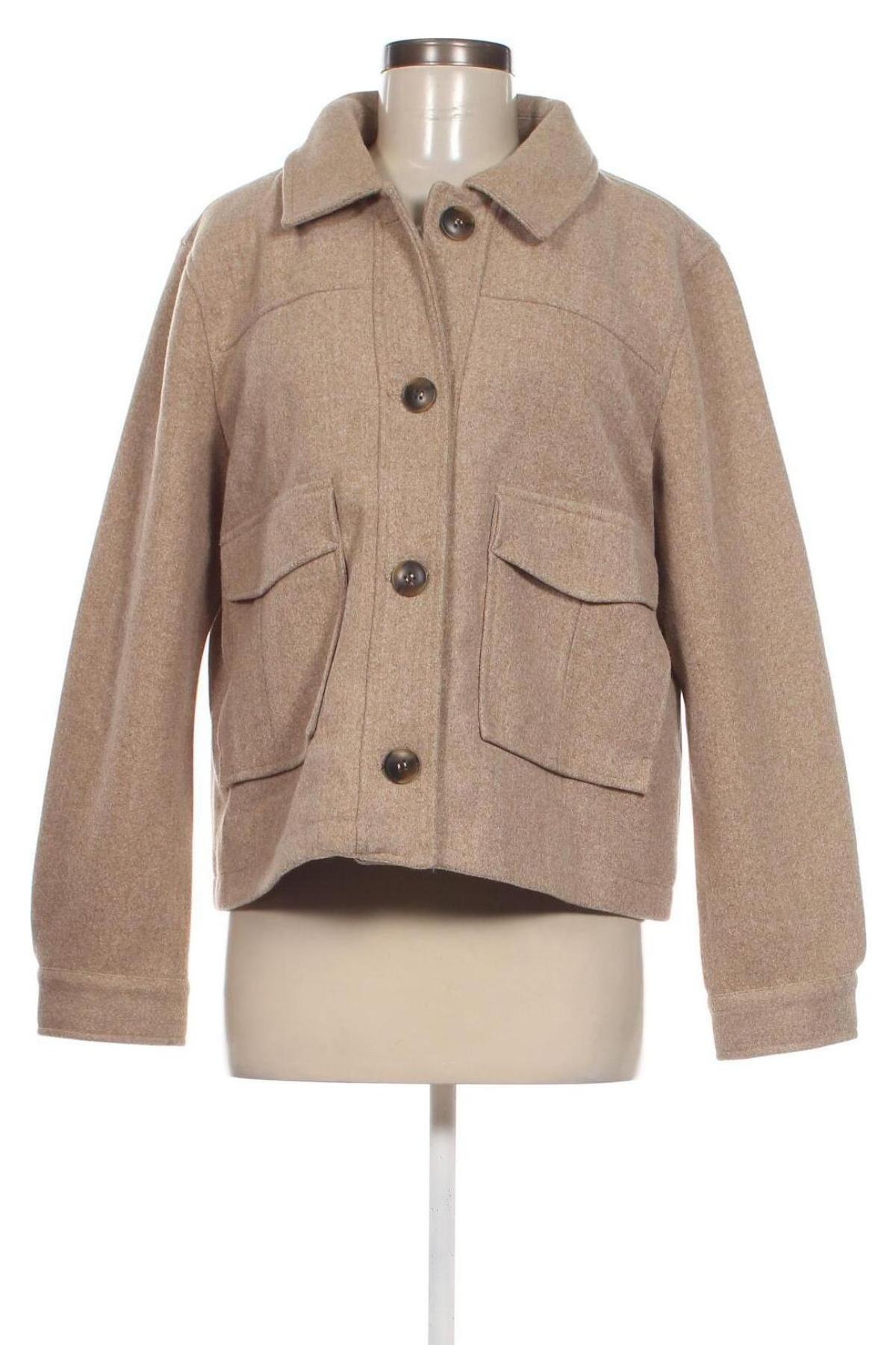Γυναικείο παλτό Page One, Μέγεθος M, Χρώμα  Μπέζ, Τιμή 17,21 €