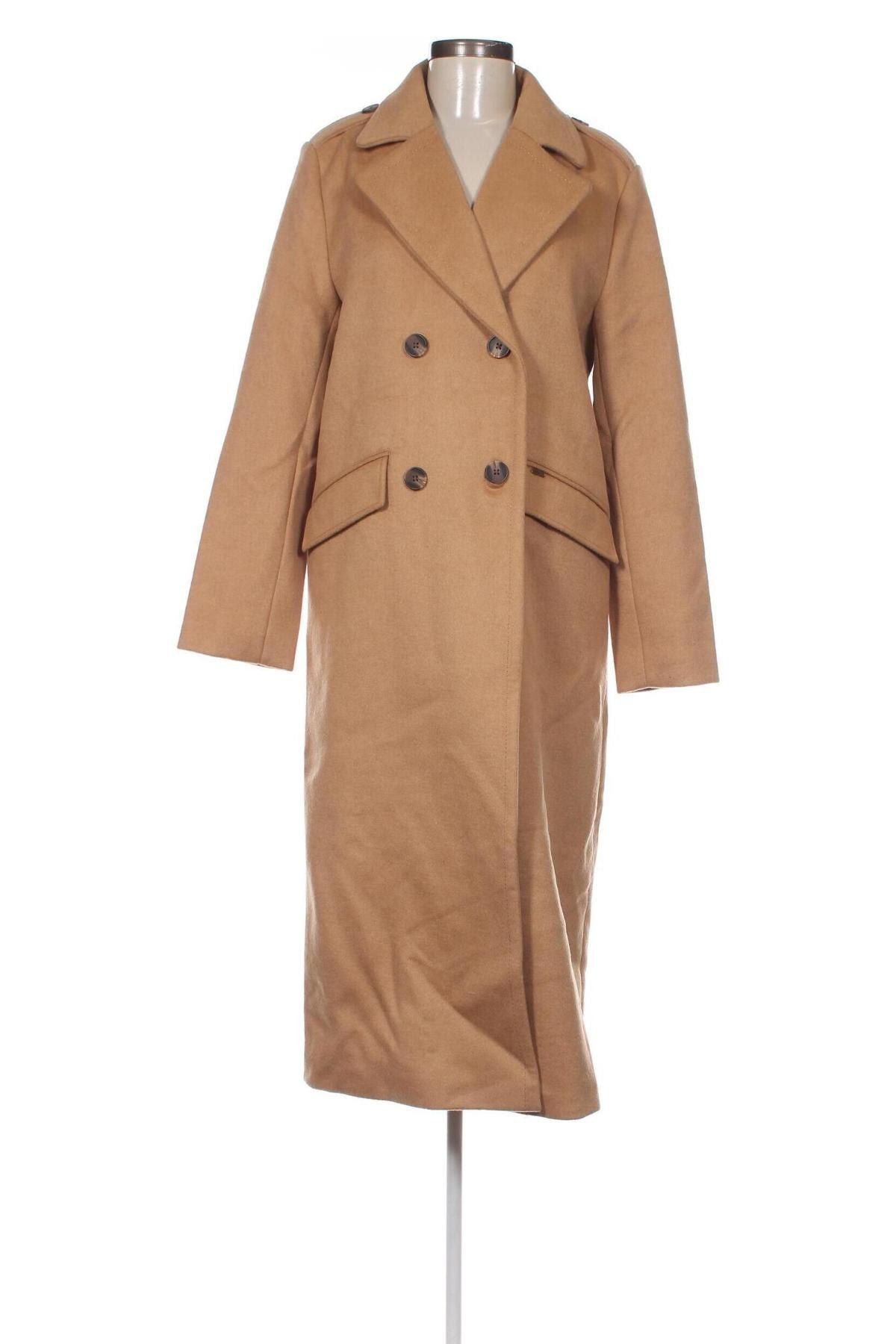 Γυναικείο παλτό Pepe Jeans, Μέγεθος S, Χρώμα  Μπέζ, Τιμή 139,30 €