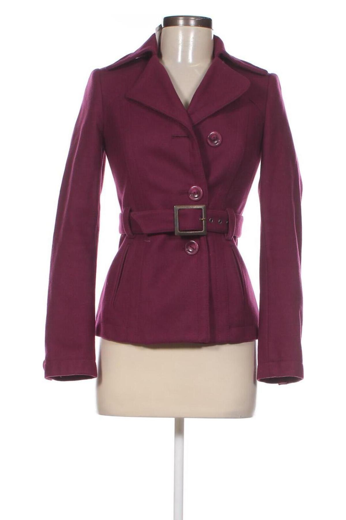 Γυναικείο παλτό United Colors Of Benetton, Μέγεθος M, Χρώμα Βιολετί, Τιμή 55,58 €