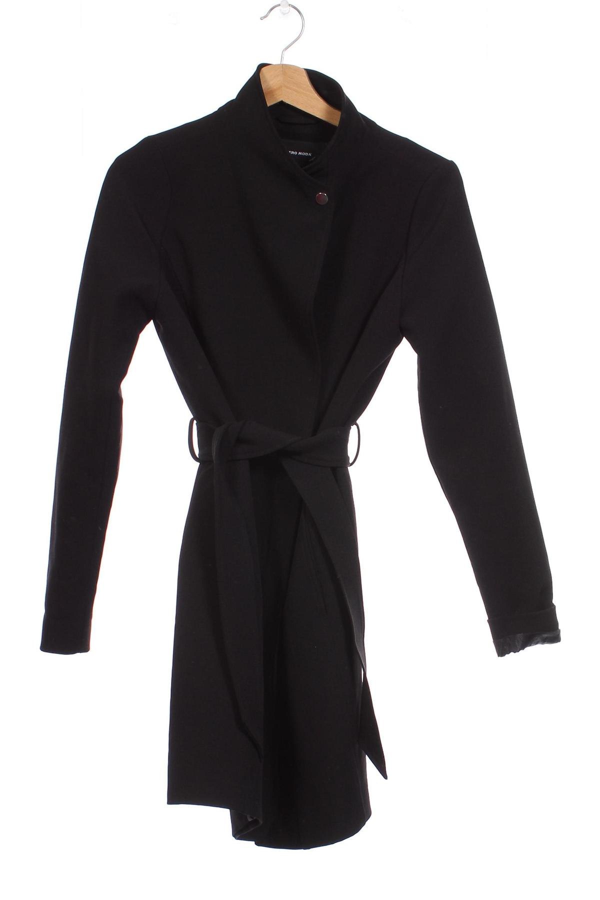 Γυναικείο παλτό Vero Moda, Μέγεθος XS, Χρώμα Μαύρο, Τιμή 19,30 €