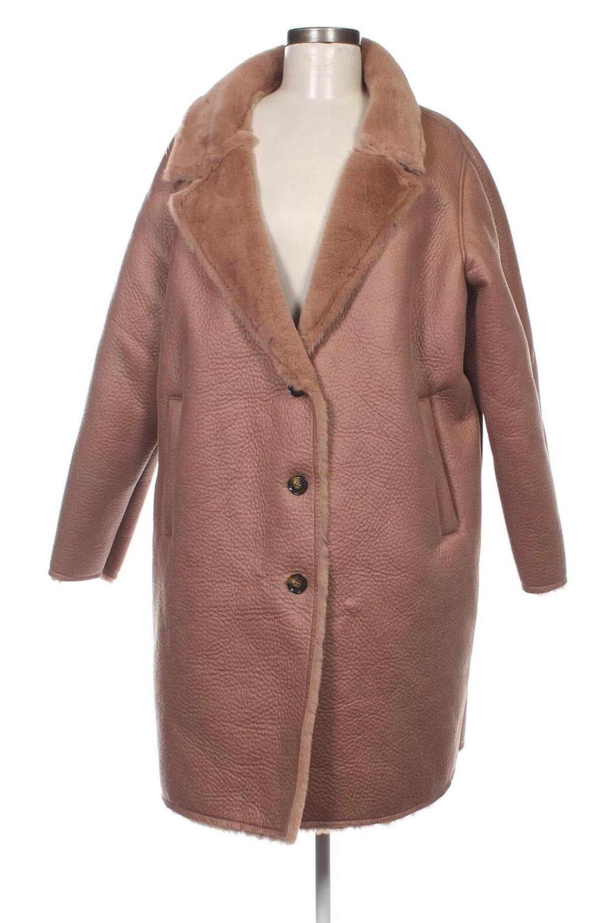 Damenmantel Violeta by Mango, Größe XL, Farbe Beige, Preis € 18,25