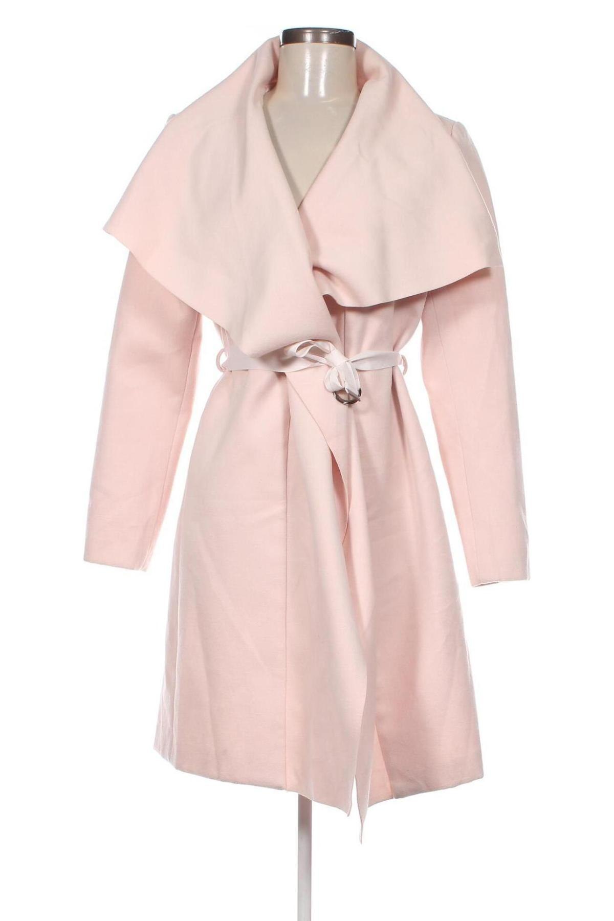 Дамско палто Voyelles, Размер M, Цвят Розов, Цена 59,92 лв.