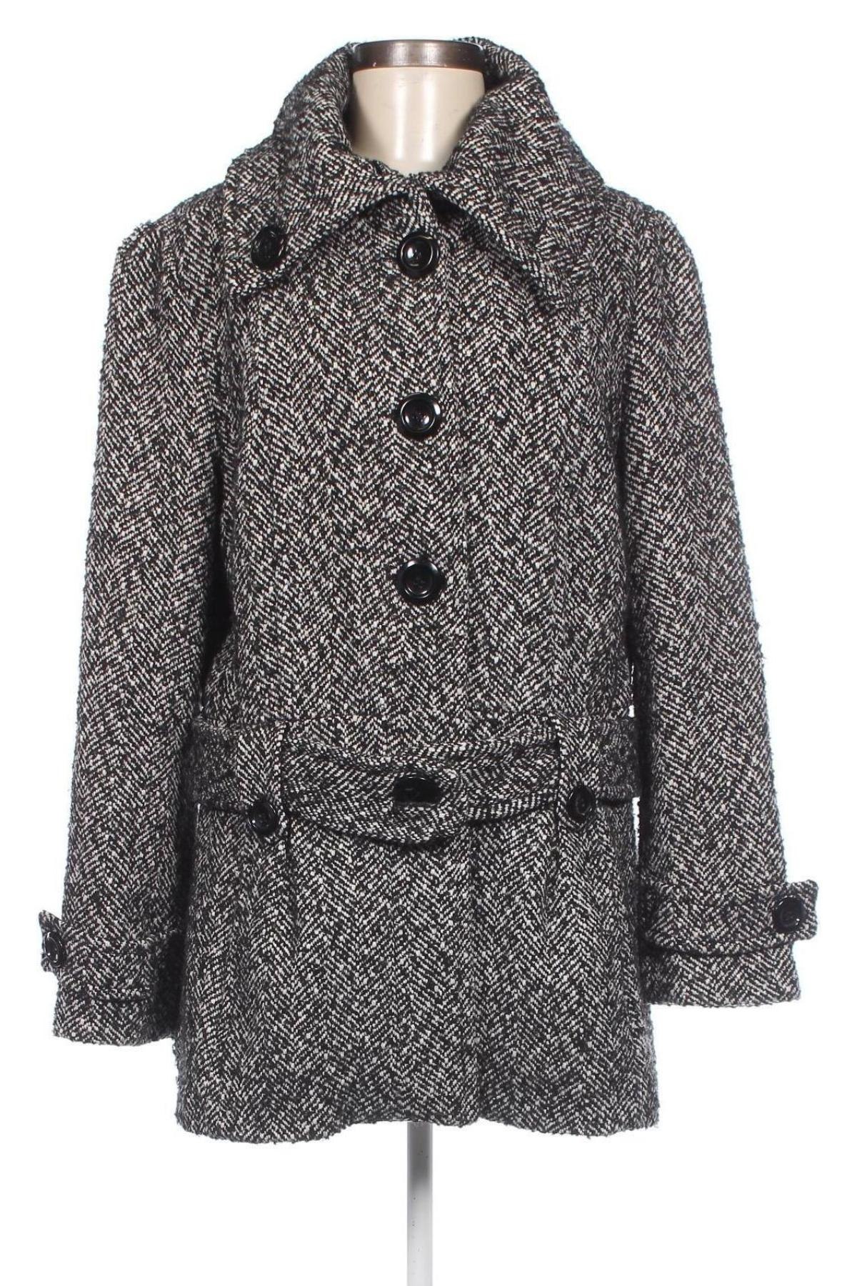 Дамско палто Yessica, Размер L, Цвят Сив, Цена 63,13 лв.