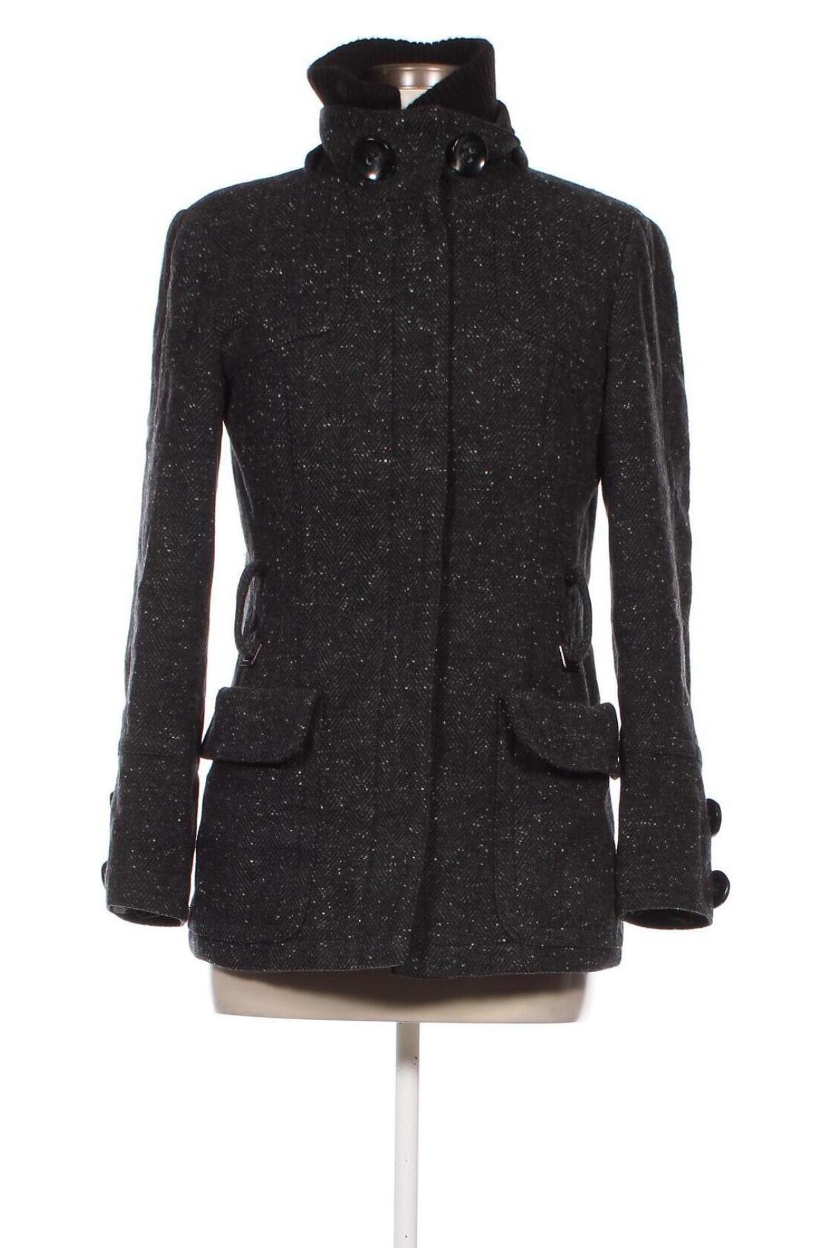 Dámsky kabát  Zara, Veľkosť M, Farba Čierna, Cena  18,12 €