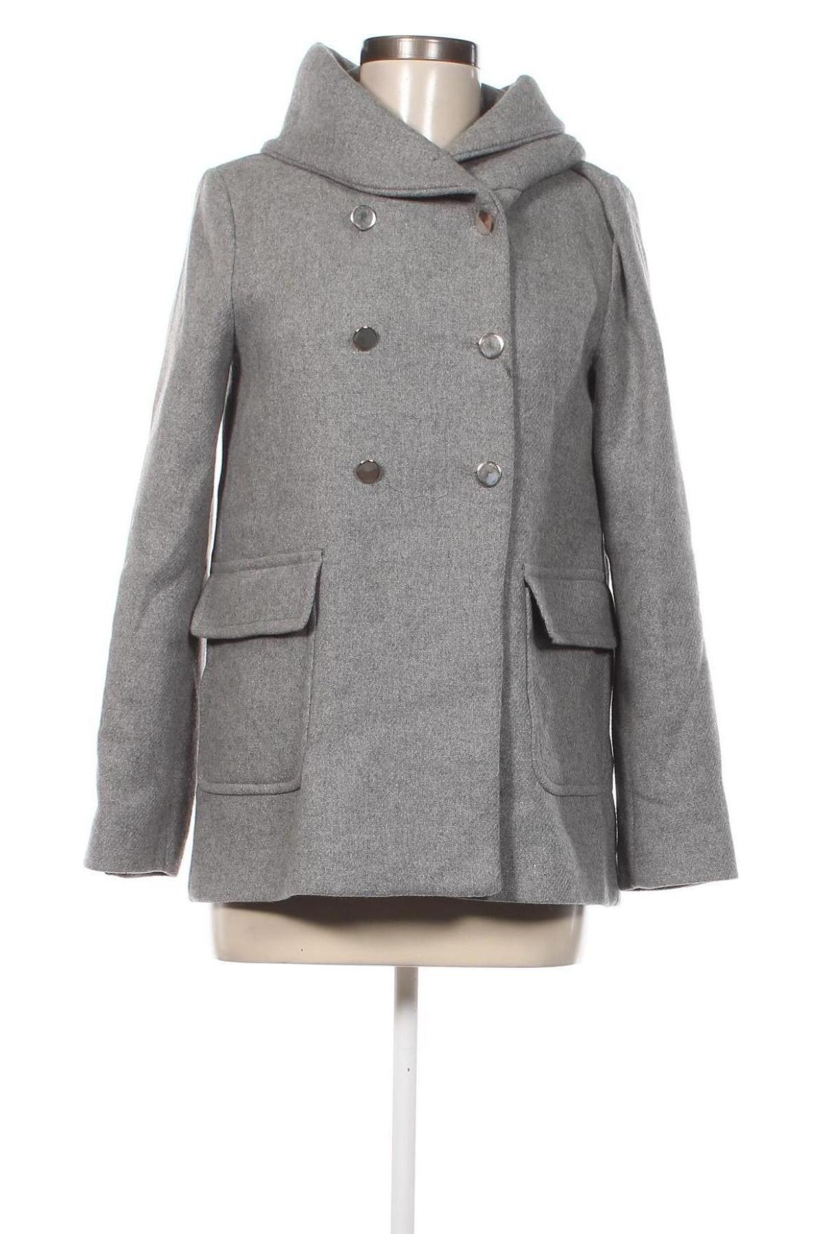 Damenmantel Zara, Größe S, Farbe Grau, Preis 25,08 €