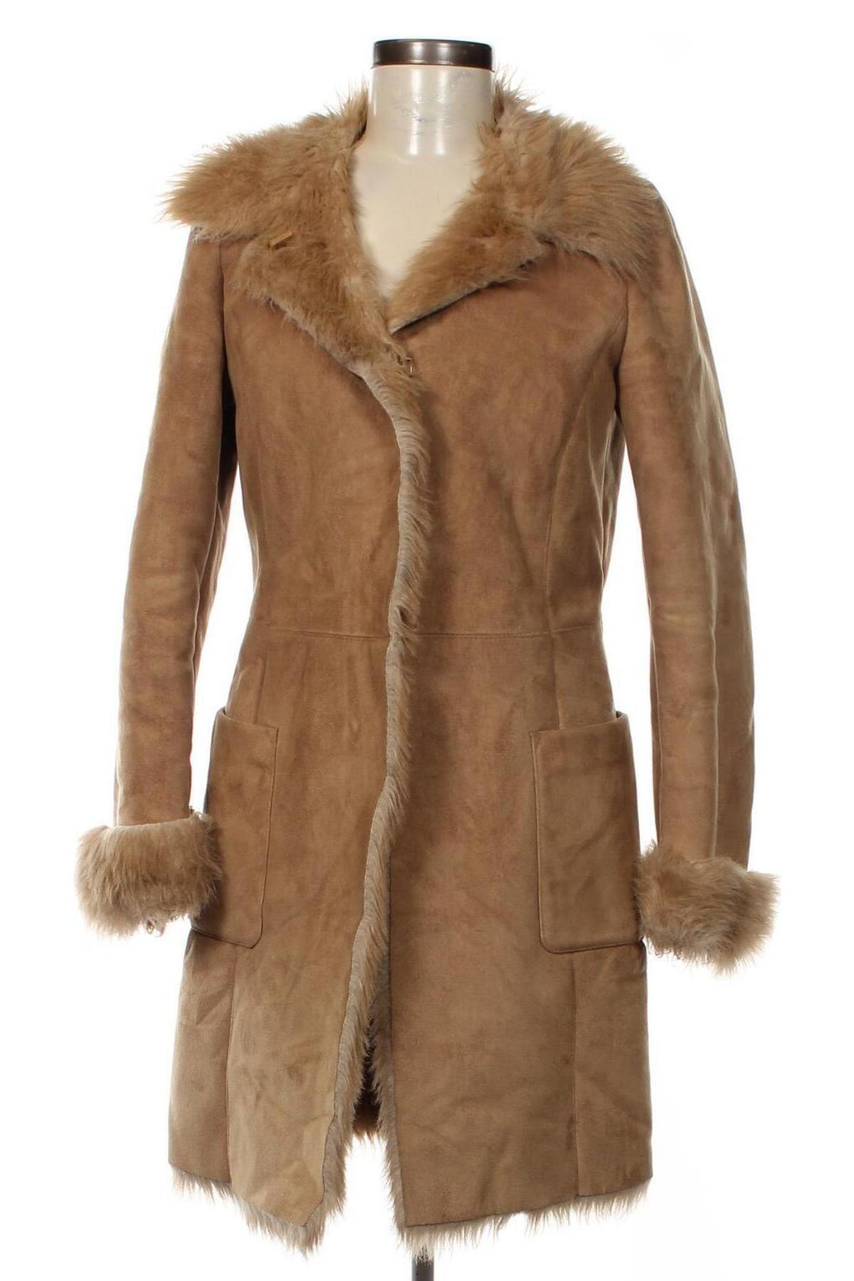 Dámský kabát  Zara, Velikost M, Barva Béžová, Cena  509,00 Kč