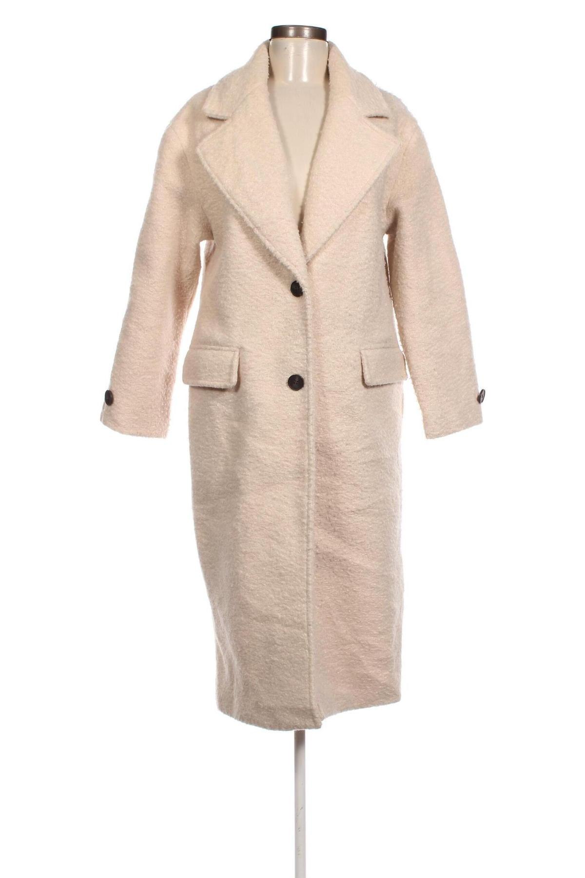 Dámsky kabát  Zara, Veľkosť XS, Farba Béžová, Cena  23,14 €