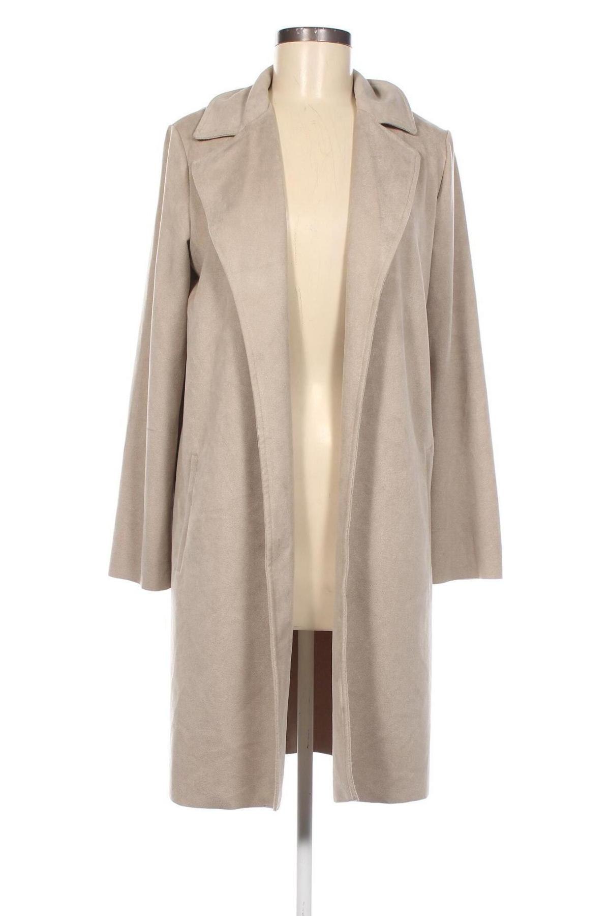 Palton de femei Zara, Mărime S, Culoare Bej, Preț 230,92 Lei
