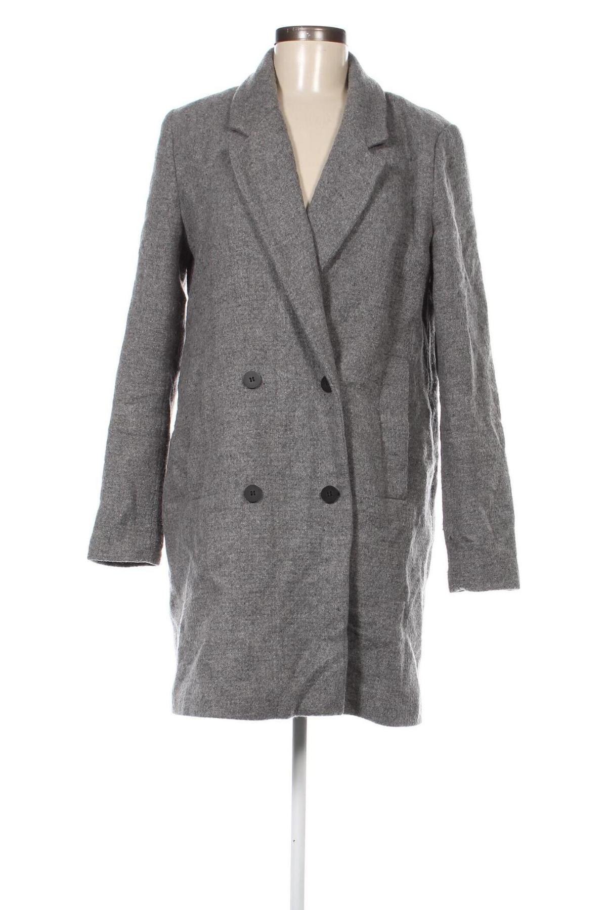 Palton de femei Zara Trafaluc, Mărime L, Culoare Gri, Preț 105,13 Lei