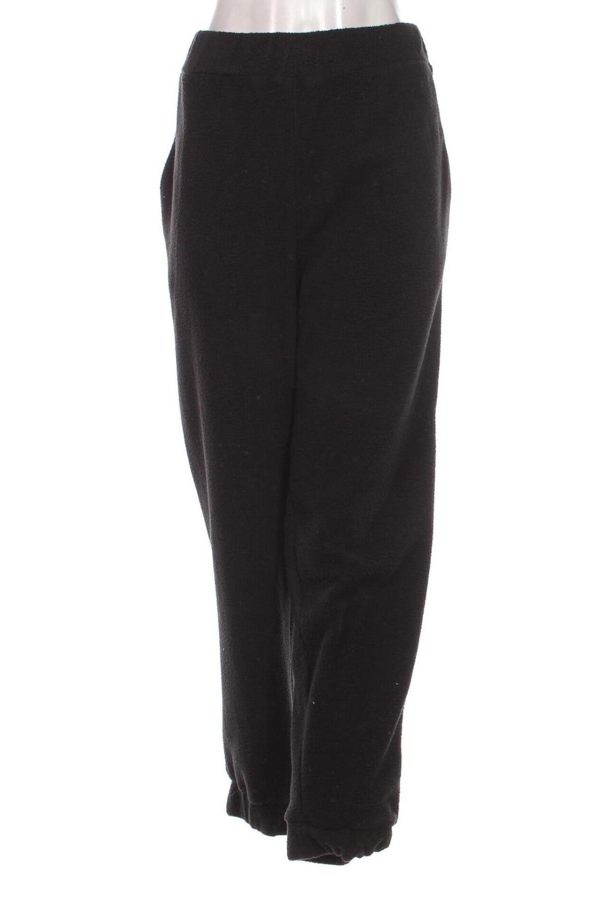 Γυναικείο παντελόνι fleece About You, Μέγεθος XXL, Χρώμα Μαύρο, Τιμή 9,96 €