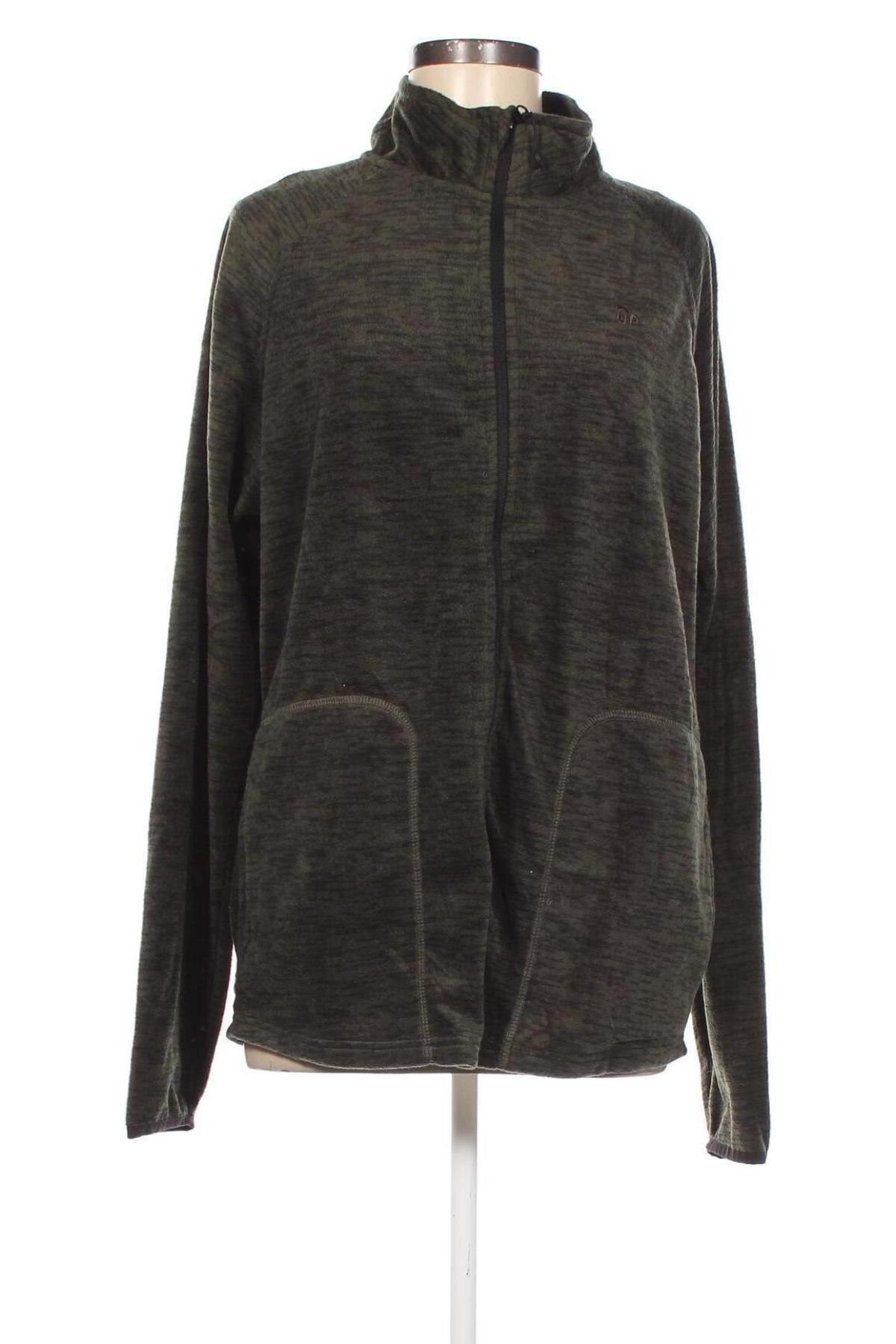 Damen Fleece Oberteil , Größe XL, Farbe Grün, Preis 8,96 €