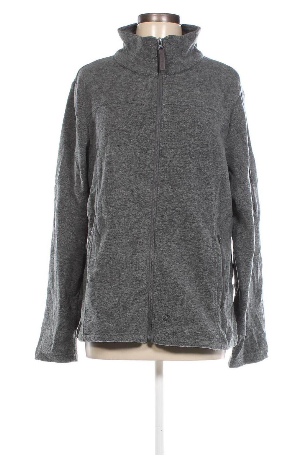 Damen Fleece Oberteil , Größe XL, Farbe Grau, Preis 7,06 €