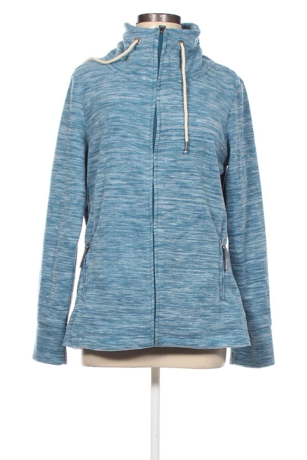 Damen Fleece Oberteil  Up 2 Fashion, Größe L, Farbe Blau, Preis 27,14 €