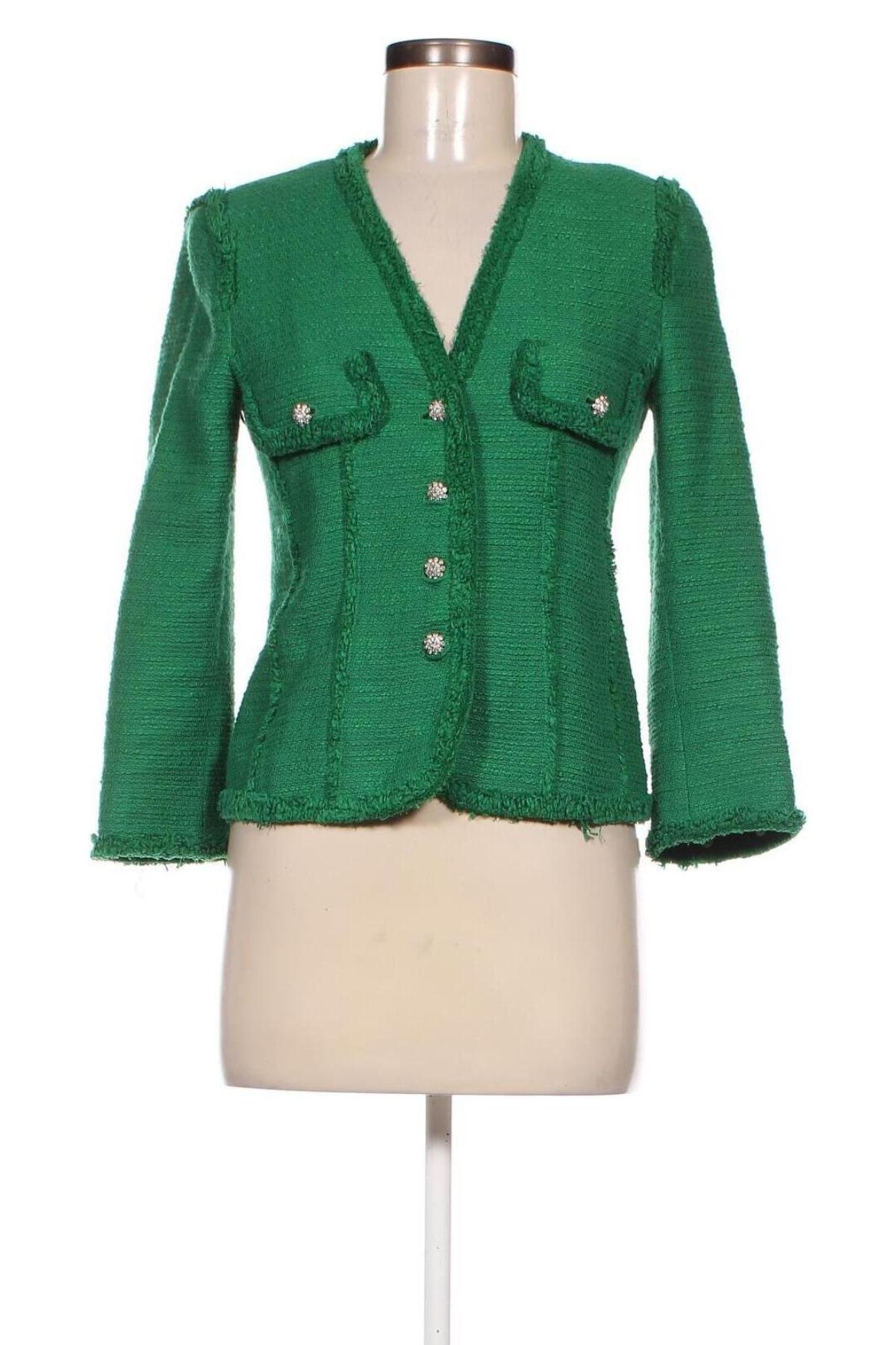 Damen Blazer, Größe M, Farbe Grün, Preis 11,48 €