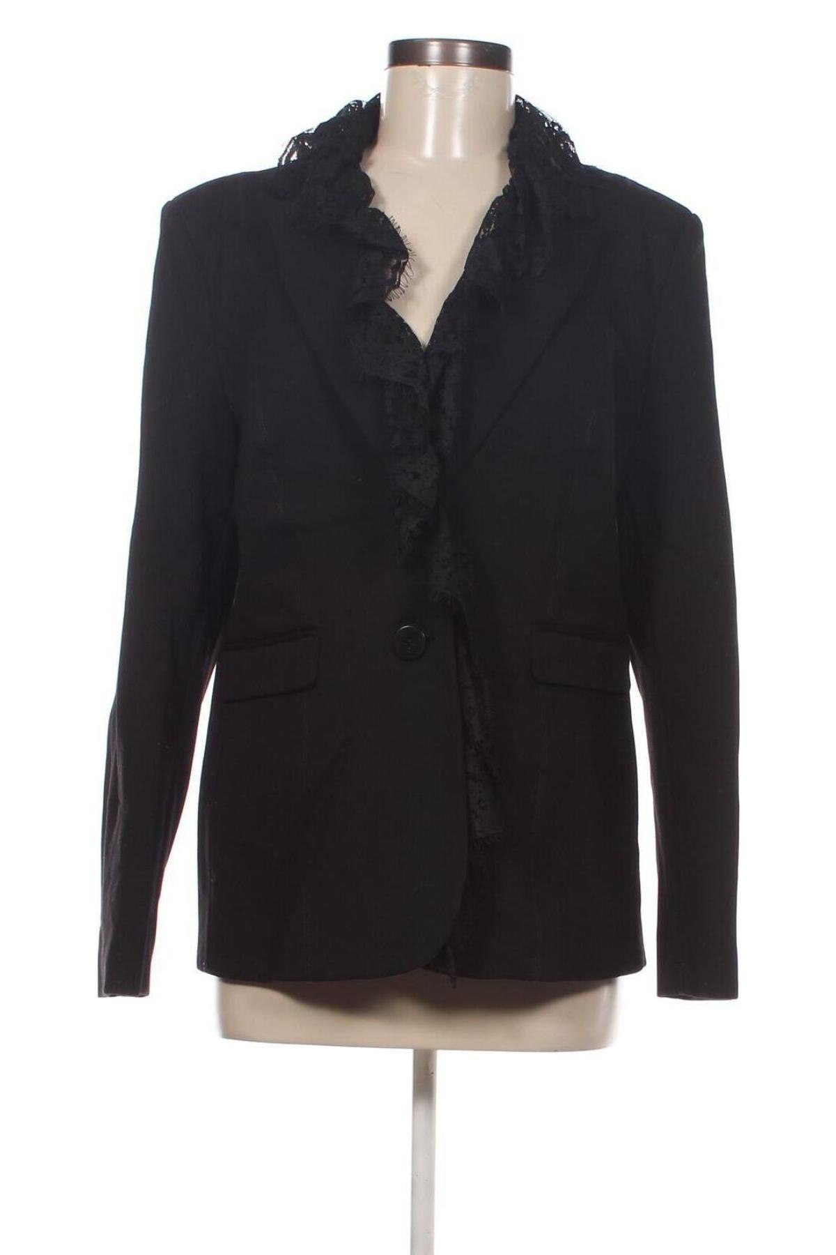 Γυναικείο σακάκι Alba Moda, Μέγεθος L, Χρώμα Μαύρο, Τιμή 16,70 €
