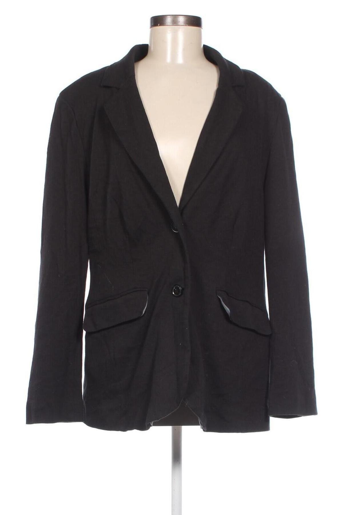 Γυναικείο σακάκι Bpc Bonprix Collection, Μέγεθος XXL, Χρώμα Μαύρο, Τιμή 13,61 €