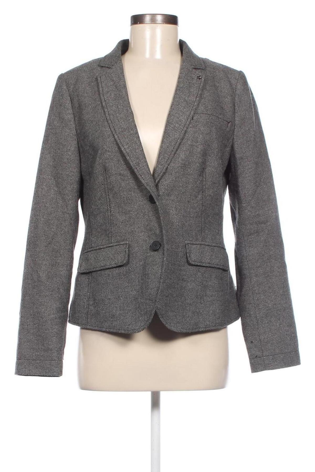 Damen Blazer Comma,, Größe L, Farbe Grau, Preis € 34,60