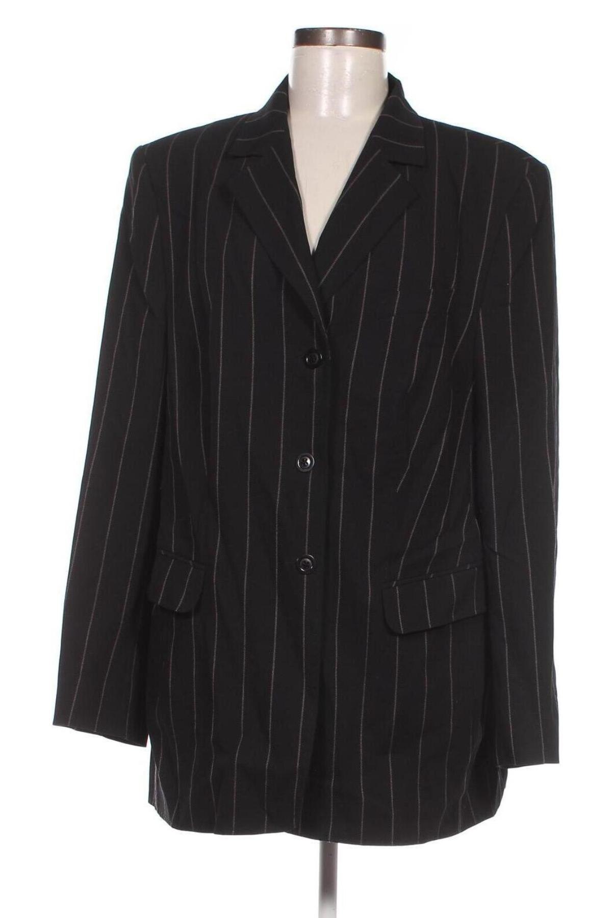 Γυναικείο σακάκι Delmod, Μέγεθος XL, Χρώμα Μαύρο, Τιμή 15,27 €