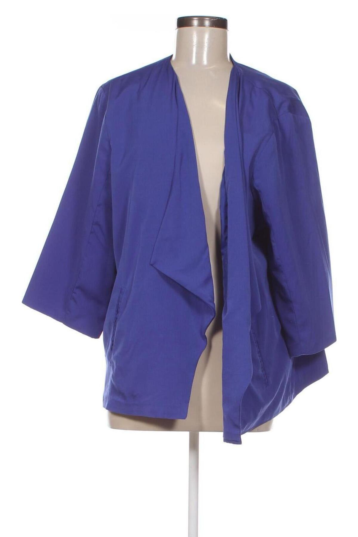 Γυναικείο σακάκι Junarose, Μέγεθος XL, Χρώμα Μπλέ, Τιμή 22,40 €