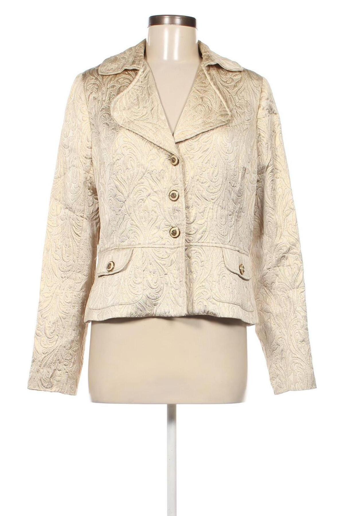 Γυναικείο σακάκι Madame, Μέγεθος XL, Χρώμα Χρυσαφί, Τιμή 11,44 €