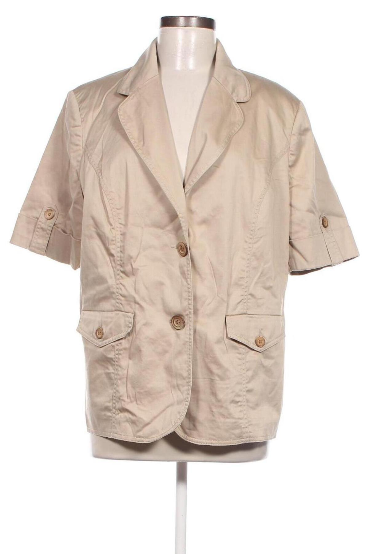 Damen Blazer Marks & Spencer, Größe XXL, Farbe Beige, Preis € 25,57