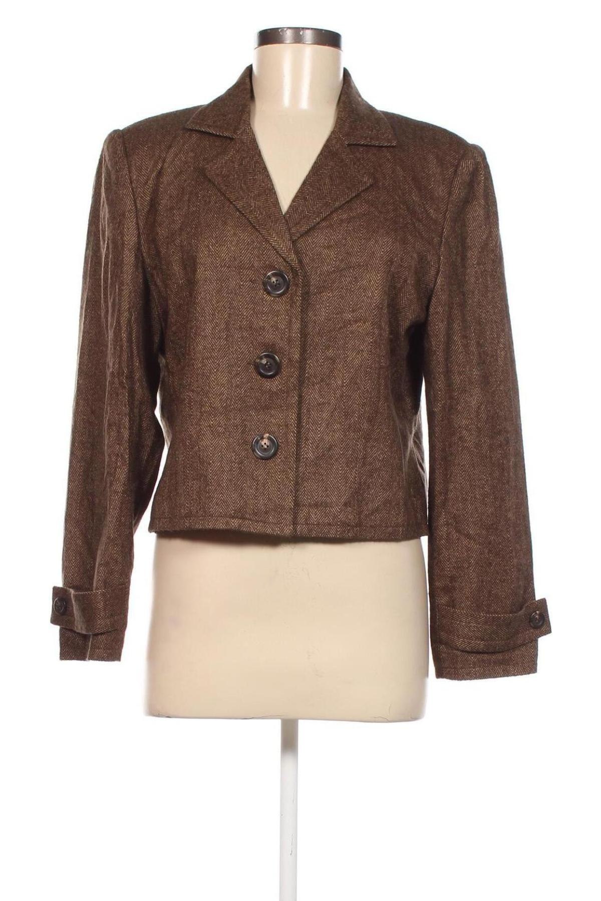 Дамско сако Newport News, Размер XL, Цвят Кафяв, Цена 17,60 лв.