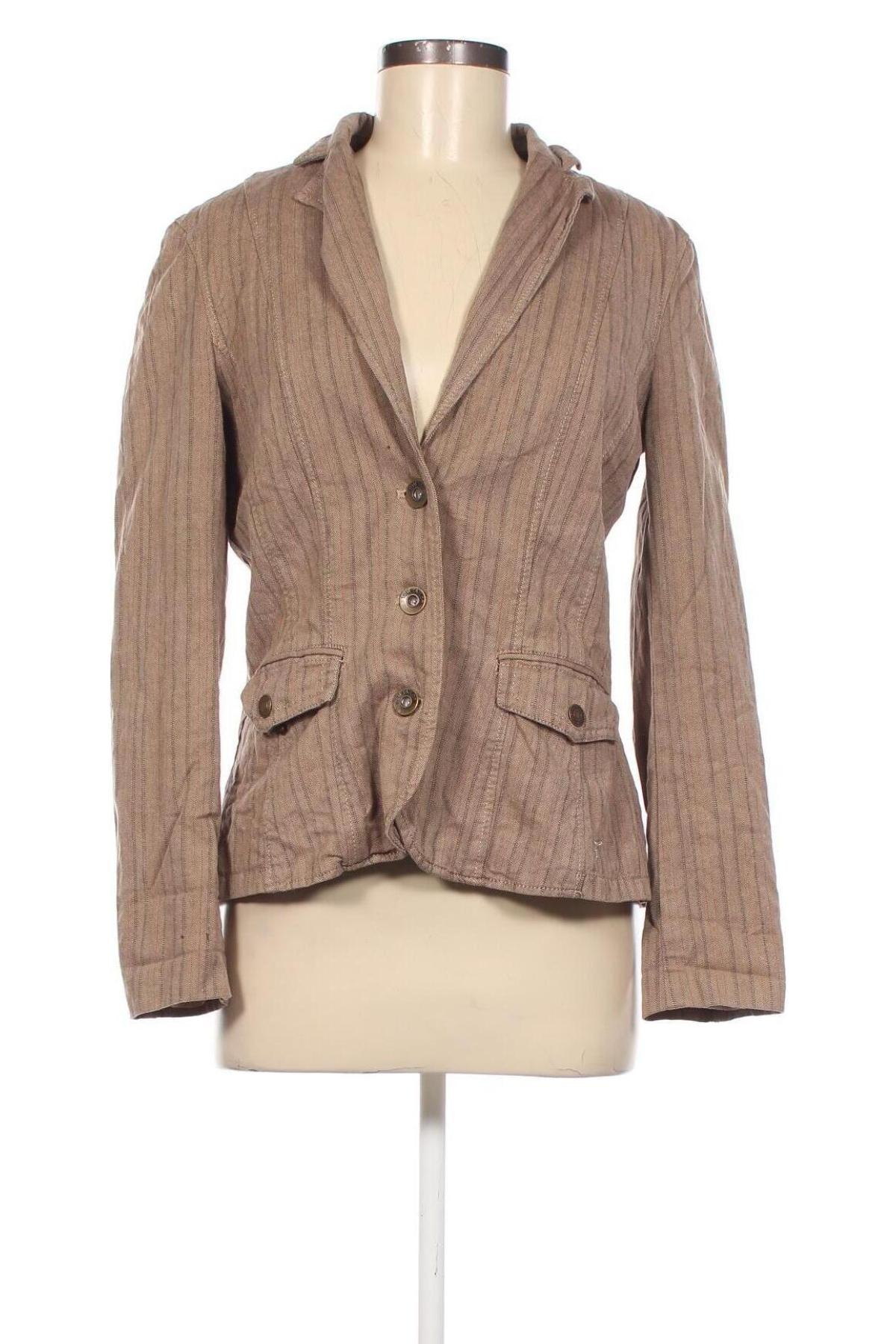 Damen Blazer Tom Tailor, Größe M, Farbe Beige, Preis 8,35 €