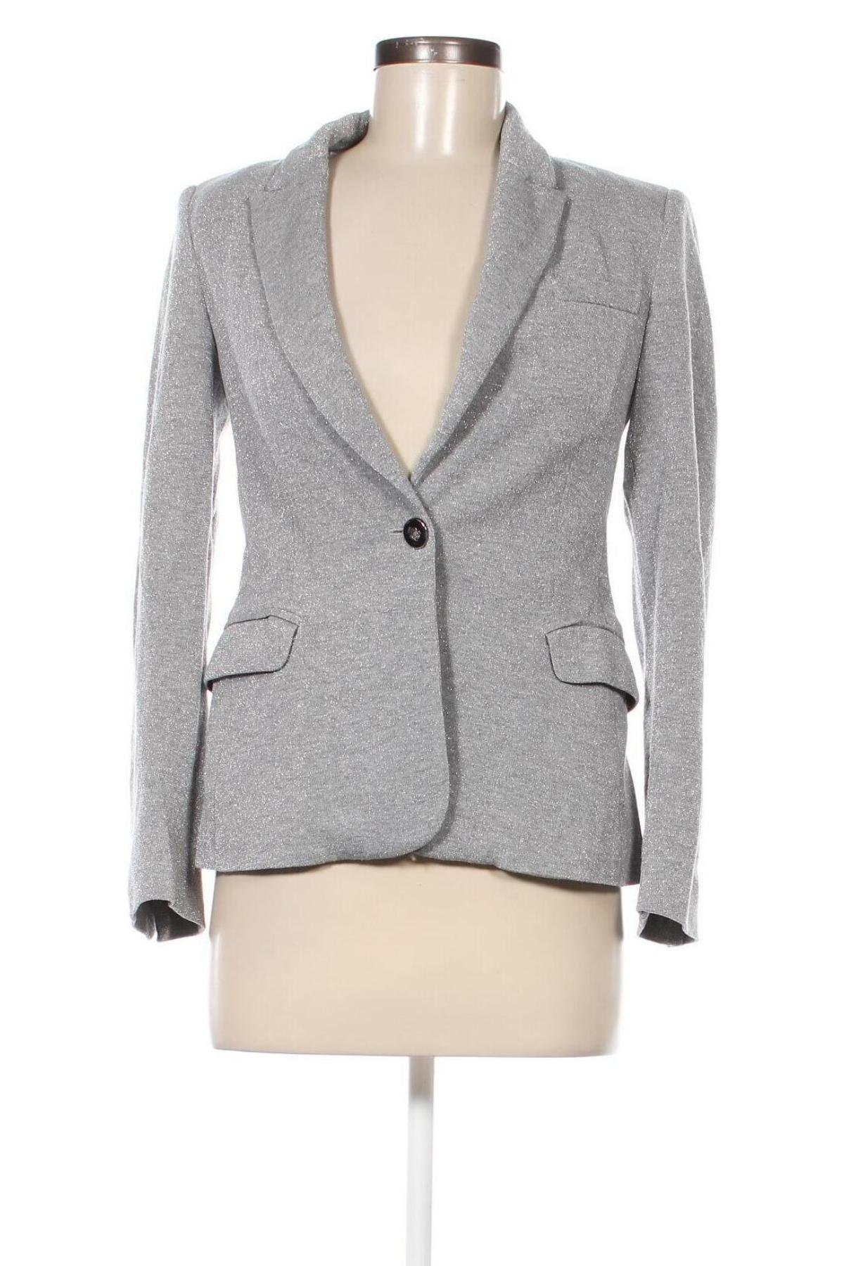 Damen Blazer Zara, Größe XS, Farbe Grau, Preis € 5,49