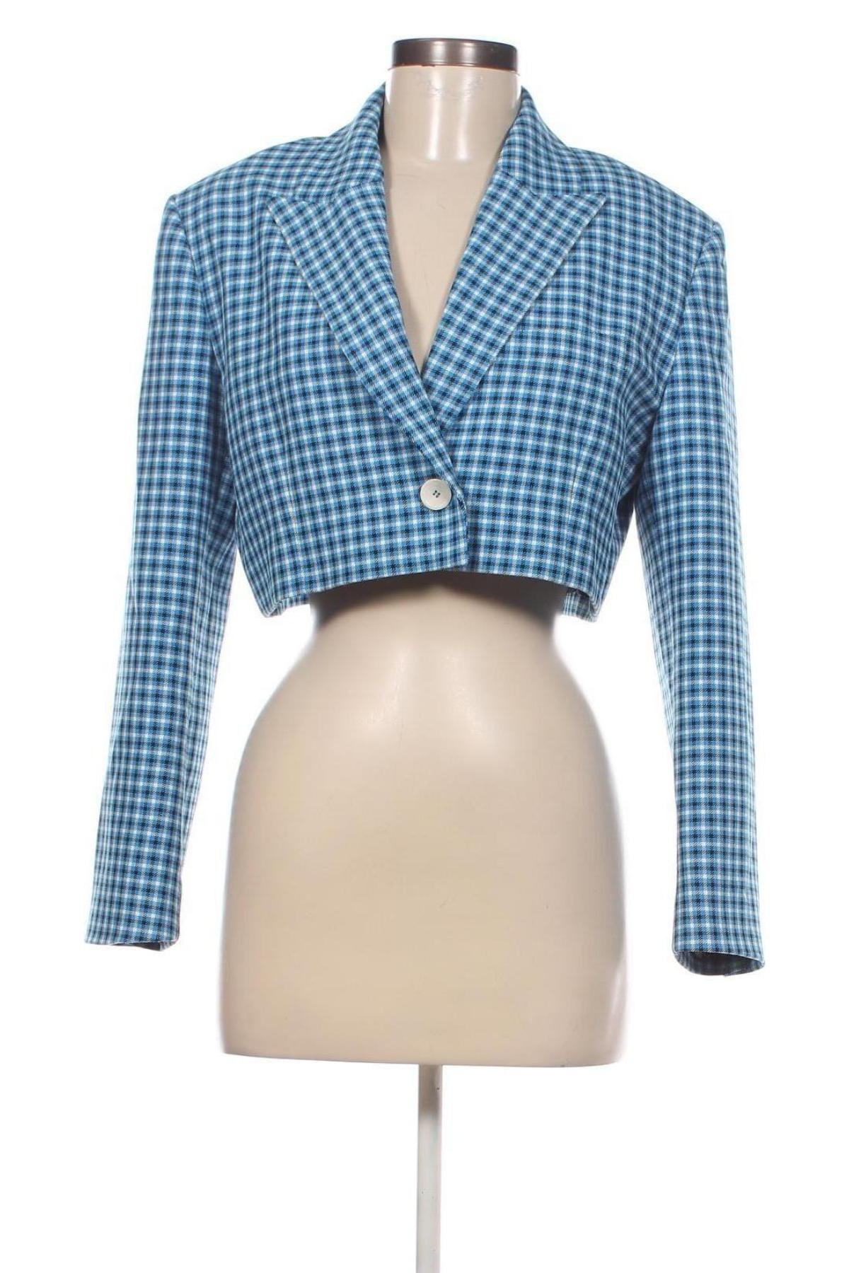 Damen Blazer Zara, Größe M, Farbe Blau, Preis 33,40 €