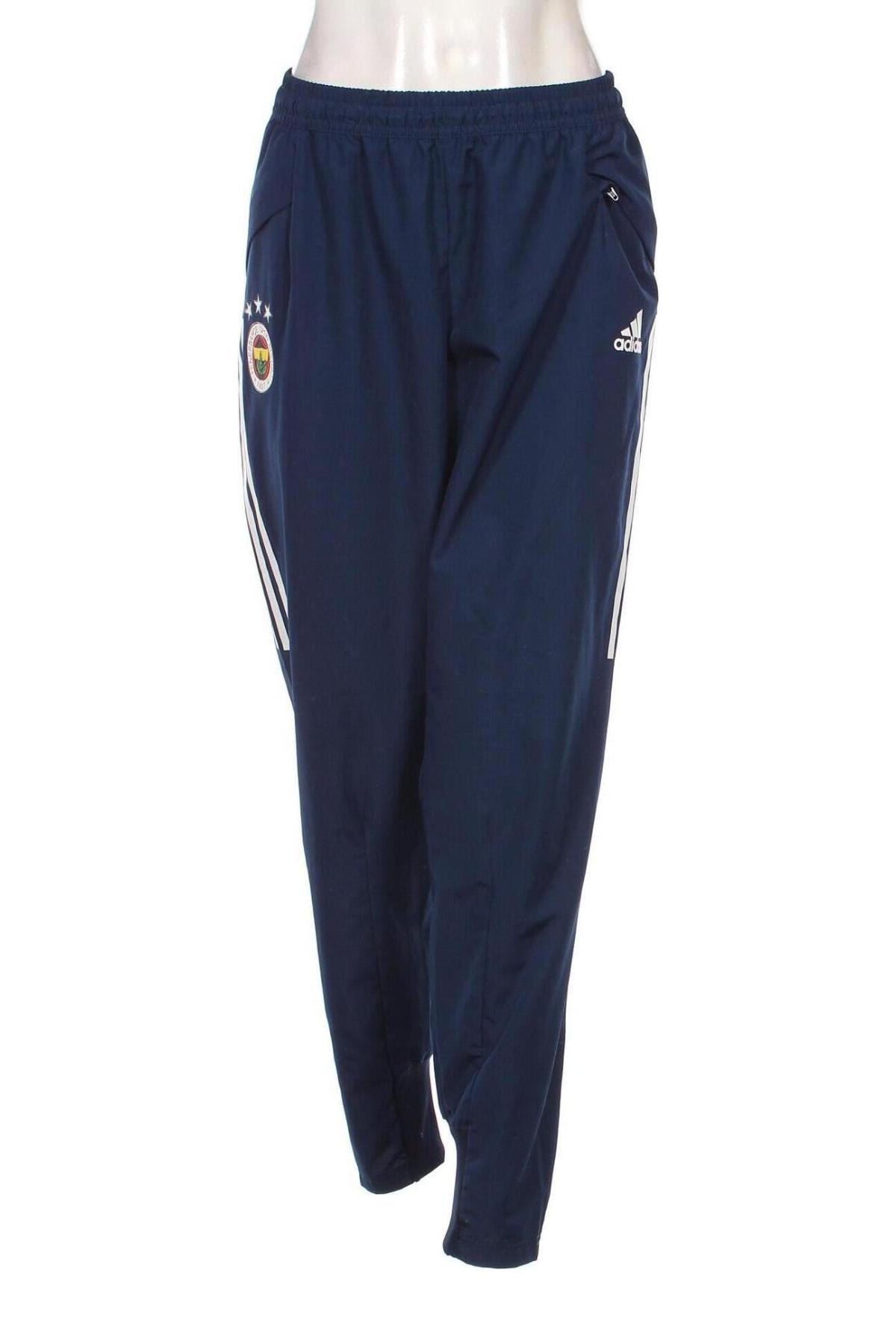 Γυναικείο αθλητικό παντελόνι Adidas, Μέγεθος L, Χρώμα Μπλέ, Τιμή 40,00 €