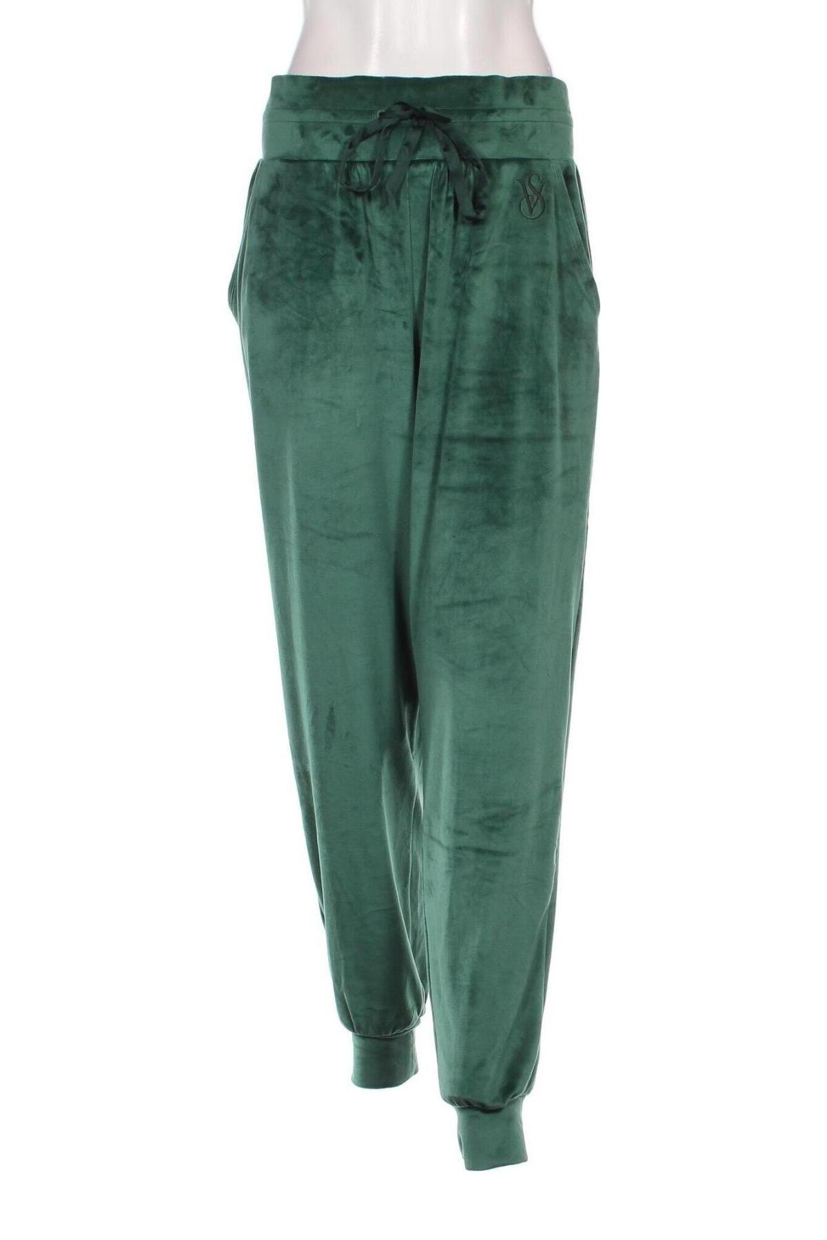 Pantaloni trening de femei Victoria's Secret, Mărime M, Culoare Verde, Preț 41,40 Lei