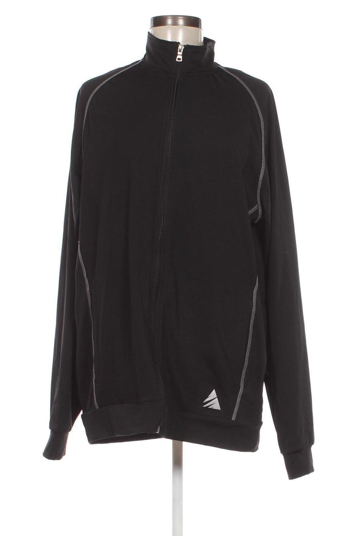 Γυναικεία αθλητική ζακέτα, Μέγεθος XL, Χρώμα Μαύρο, Τιμή 9,65 €