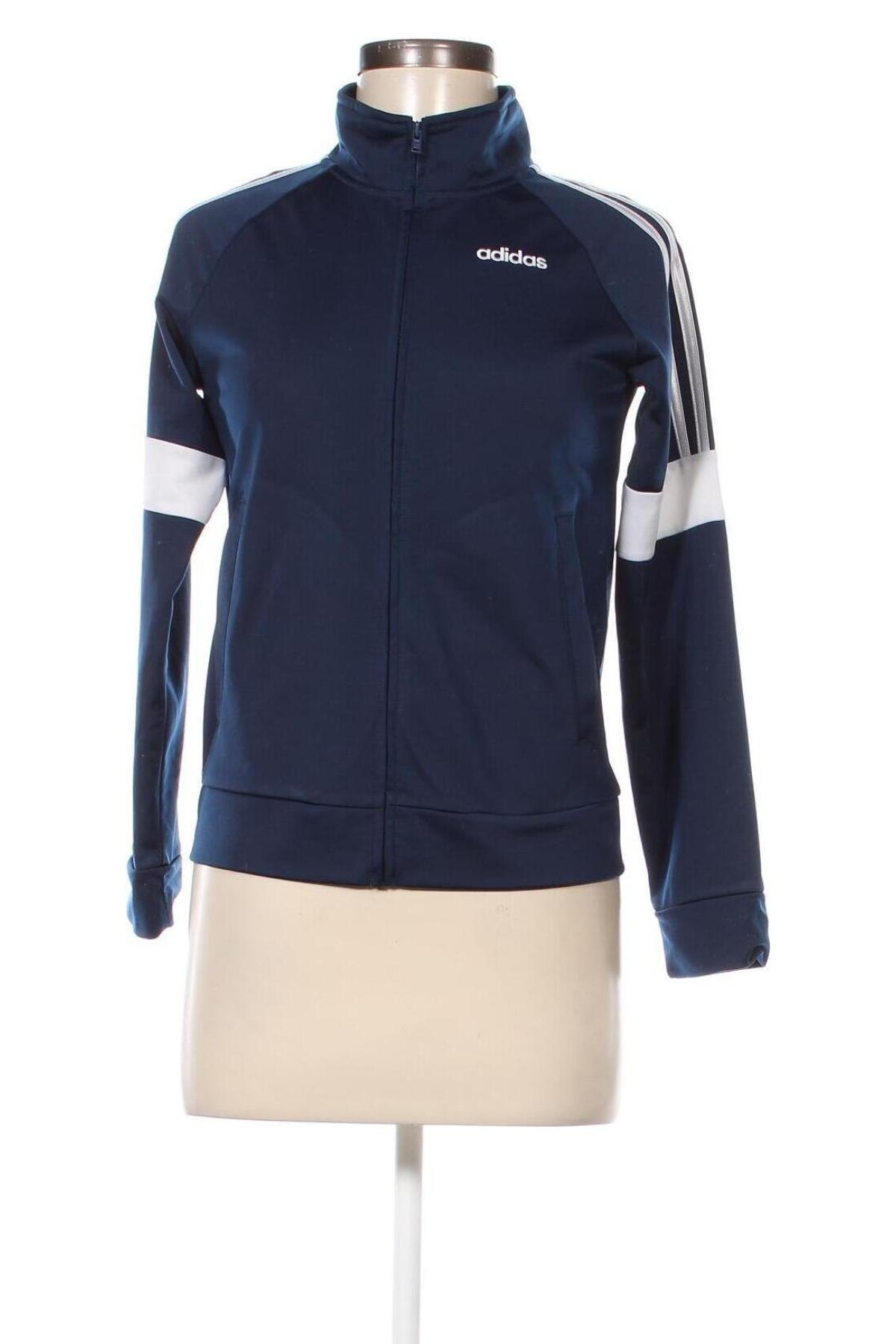 Damen Sportoberteil Adidas, Größe M, Farbe Blau, Preis 23,38 €
