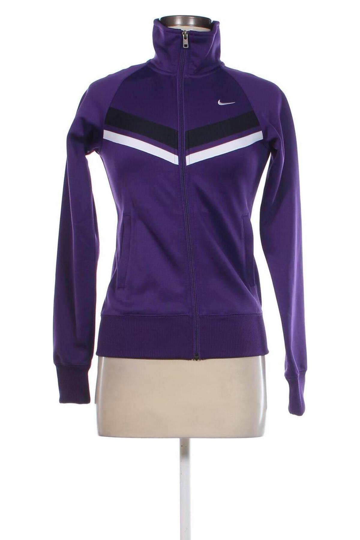 Γυναικεία αθλητική ζακέτα Nike, Μέγεθος XXS, Χρώμα Βιολετί, Τιμή 22,27 €